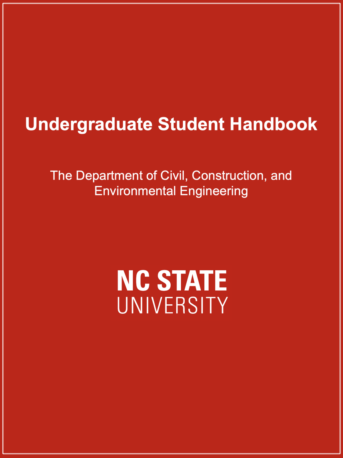 Undergraduate Programs | Department Of Civil, Construction, And ...