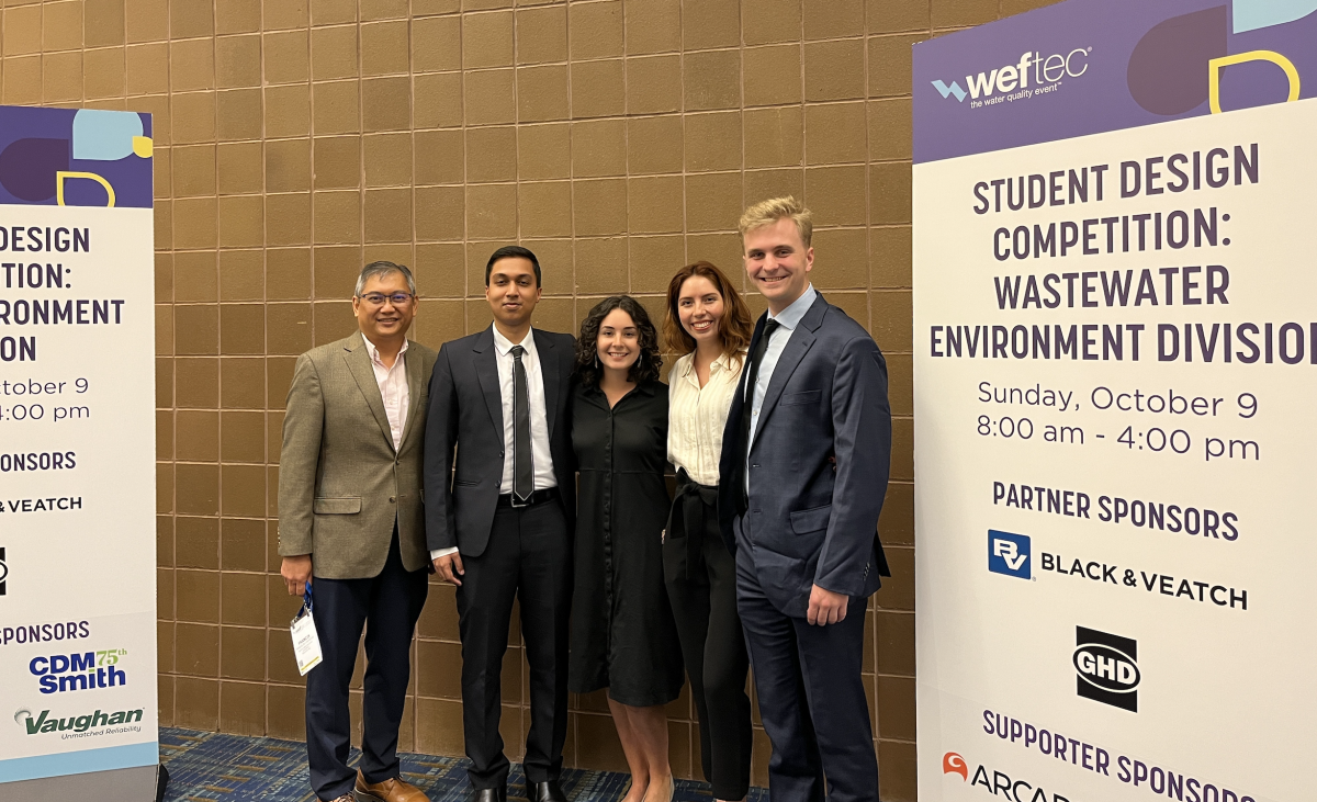 NC State student team snags 3rd place at WEF Student Design Competition